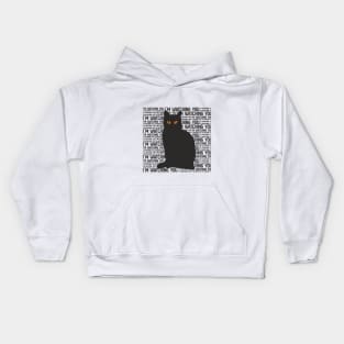 Black Cat Kids Hoodie